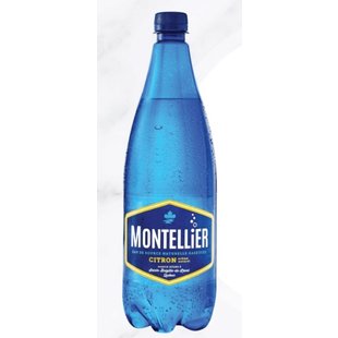 MONTELLIER Eau de source gazéifiée 1 L (4 saveurs)