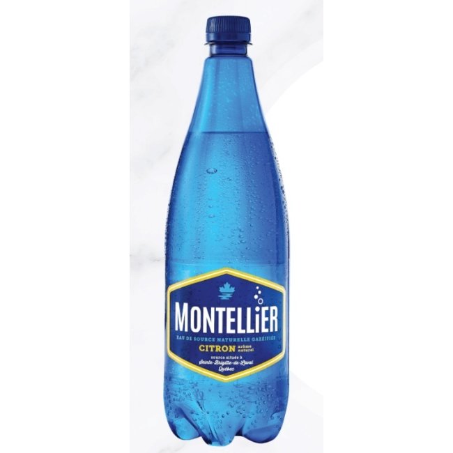 MONTELLIER MONTELLIER Eau de source gazéifiée 1 L (4 saveurs)