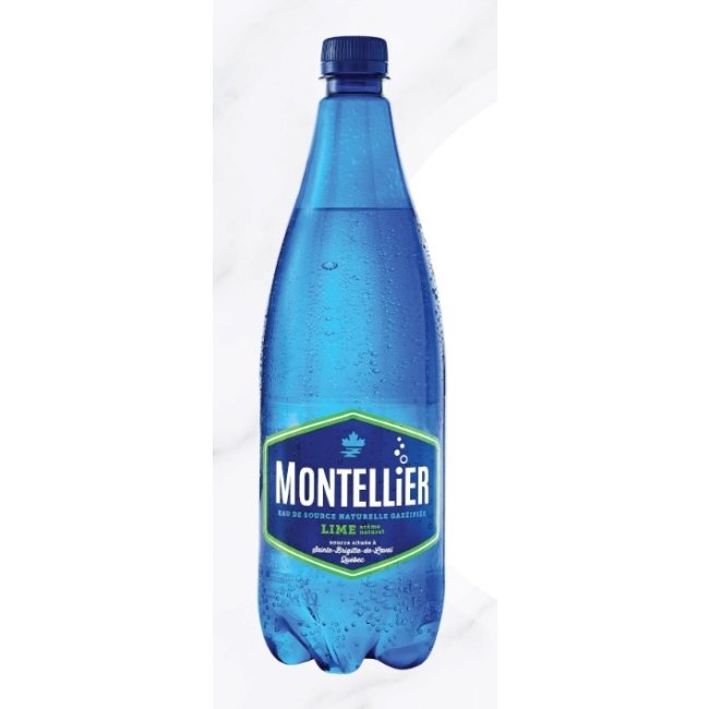 MONTELLIER MONTELLIER Eau de source gazéifiée 1 L (4 saveurs)