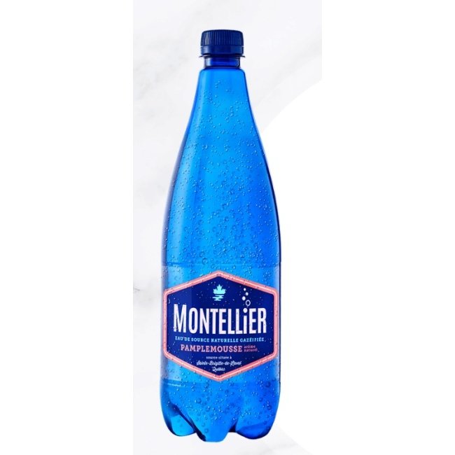 MONTELLIER MONTELLIER Eau de source gazéifiée 1 L (4 saveurs)