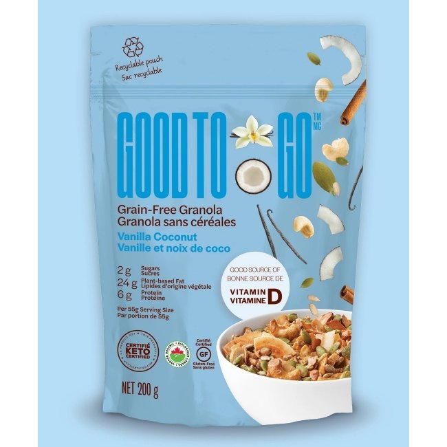 GOOD TO GO Granola sans céréales (2 saveurs) 200g