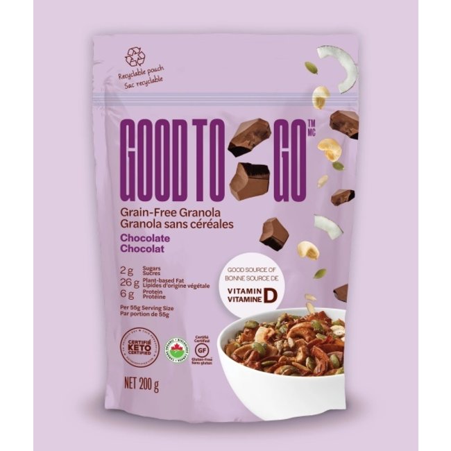 GOOD TO GO Granola sans céréales (2 saveurs) 200g