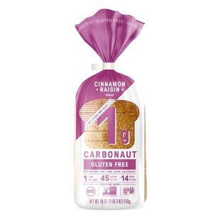 CARBONAUT Cinnamon raisin bread gluten free 550g