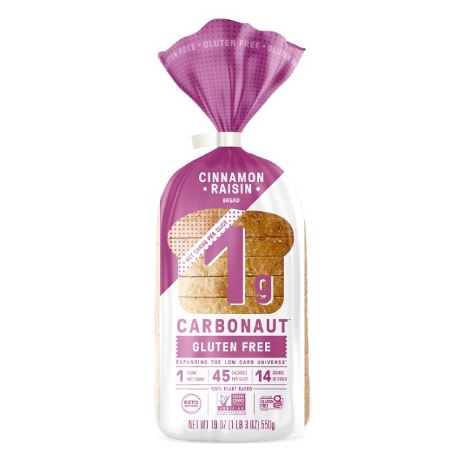 CARBONAUT CARBONAUT Pain raisin cannelle sans gluten 550g