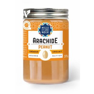MILLE ET UNE NOIX Beurre d'arachide biologique 375g