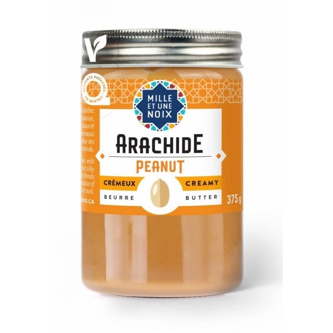 MILLE ET UNE NOIX MILLE ET UNE NOIX Beurre d'arachide biologique 375g