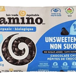 CAMINO Unsweetened chocolate chips 225g