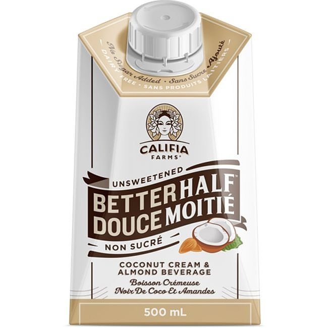 CALIFIA FARMS Better half coconut cream and almondmilk 500ml