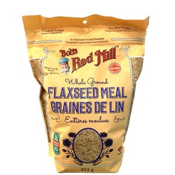 BOB'S RED MILL Graines de lin entières moulues 453g