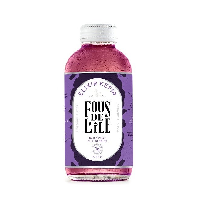 FOUS DE L'ÎLE FOUS DE L'ÎLE Élexir Kéfir  (5 saveurs) 375ml