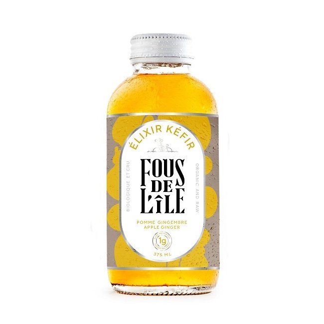 FOUS DE L'ÎLE FOUS DE L'ÎLE Élexir Kéfir  (5 saveurs) 375ml
