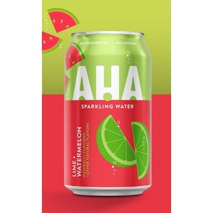 AHA Sparkling water 4 flavors (12 x 355 ml)