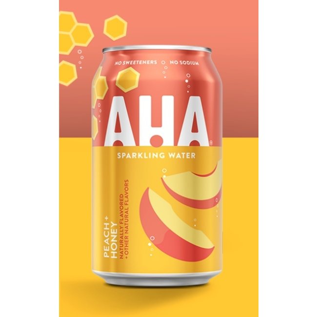 AHA Eau pétillante 4 saveurs (12 x 355 ml)