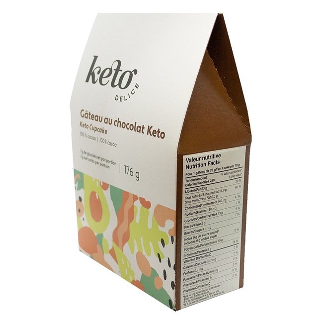 KETO DELICE Mélange à gâteaux au chocolat 176g