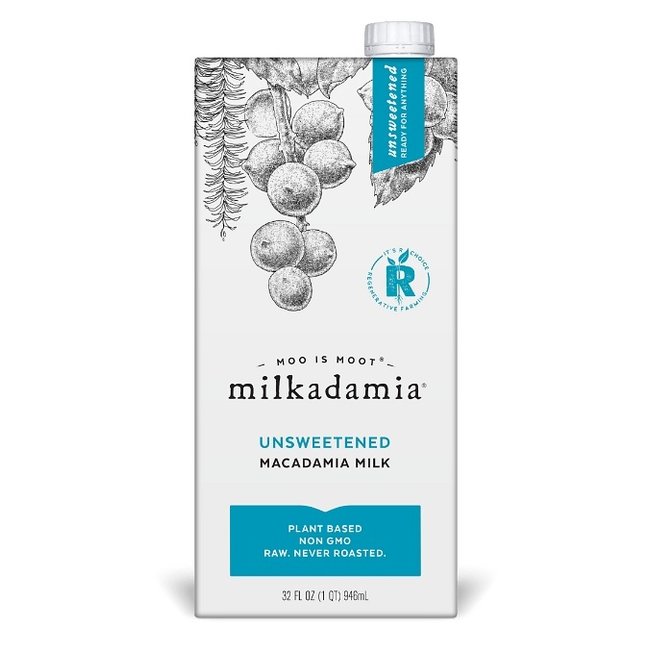 MILKADAMIA MILKADAMIA Lait de macadamia non sucré 946ml