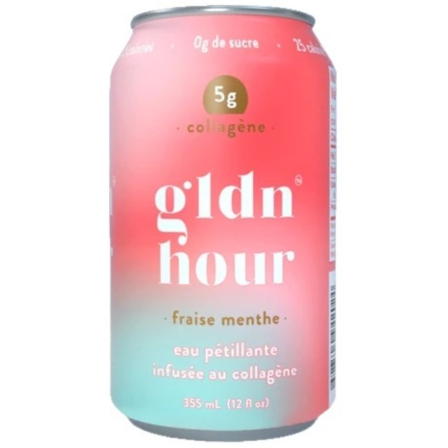 GLDN HOUR GLDN HOUR Eau pétillante infusée au collagène 355ml