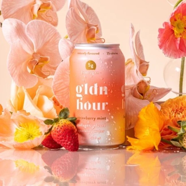 GLDN HOUR GLDN HOUR Eau pétillante infusée au collagène 355ml