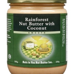 NUTS TO YOU Rainforest nut butter with coconut 500g