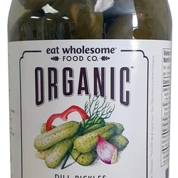 EAT WHOLESOME Cornichons à l'aneth biologiques 750ml