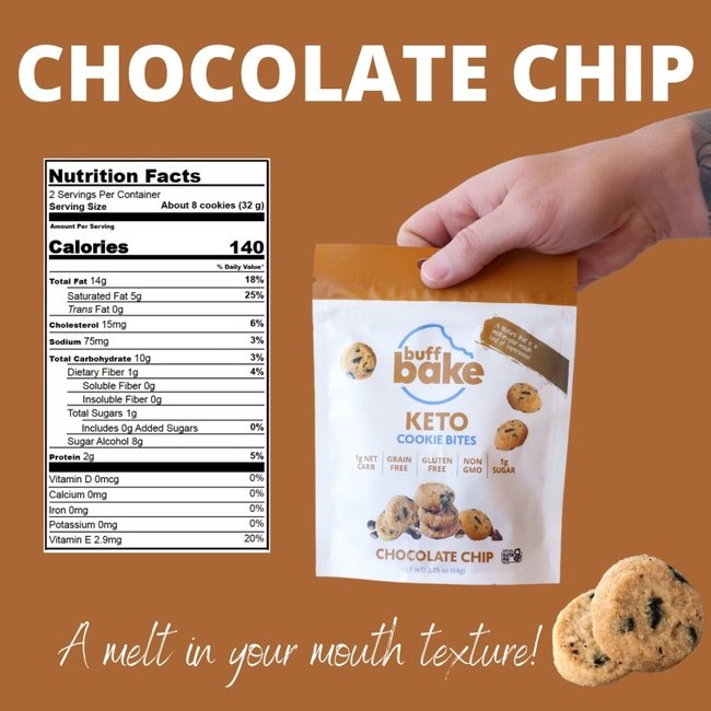 BUFF BAKE BUFF BAKE Cookie bites 64g