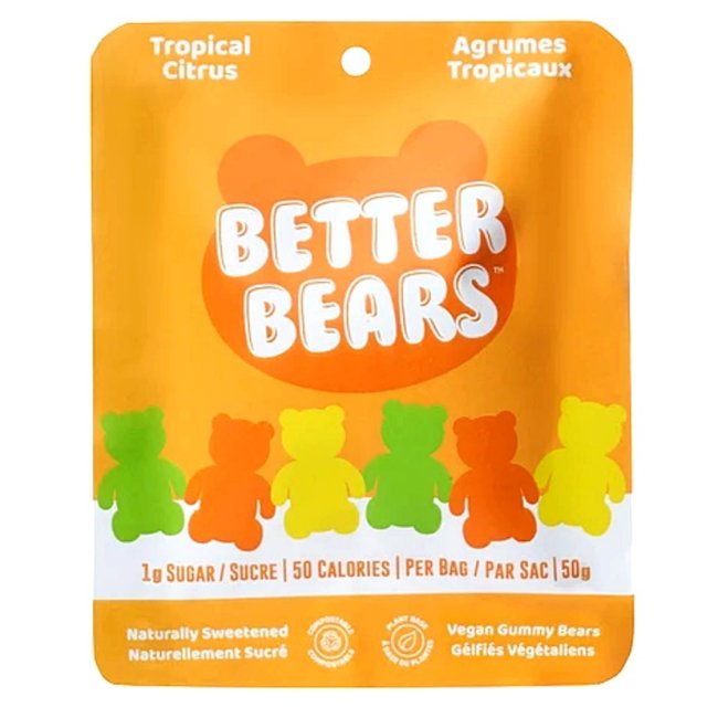 BETTER BEARS BETTER BEARS Bonbons gélatines végétaliens 50g