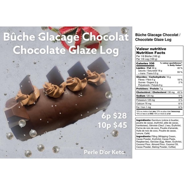 PERLE D'OR PERLE D'OR BÛCHES DE NOEL (10 pouces)