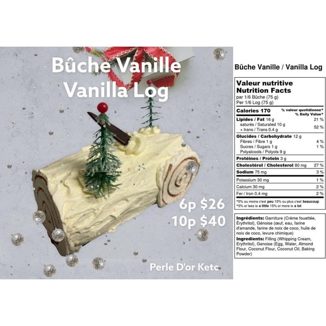 PERLE D'OR PERLE D'OR BÛCHES DE NOEL (10 pouces)