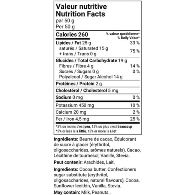 CHOKOLETO CHOKOLETO Écorce de chocolat 150g