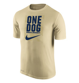 Nike Gold Legend One Dog Drifit Short Sleeve T Shirt