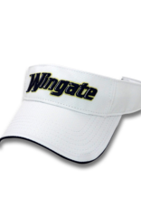 White Wingate Athletic Font Visor