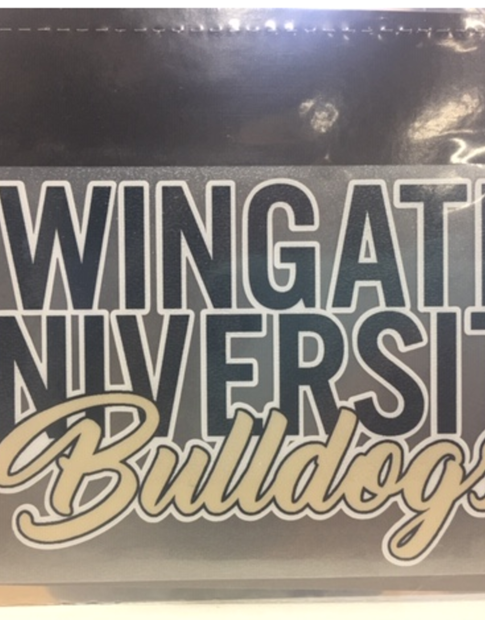 Color Shock Wingate University Bulldogs Decal