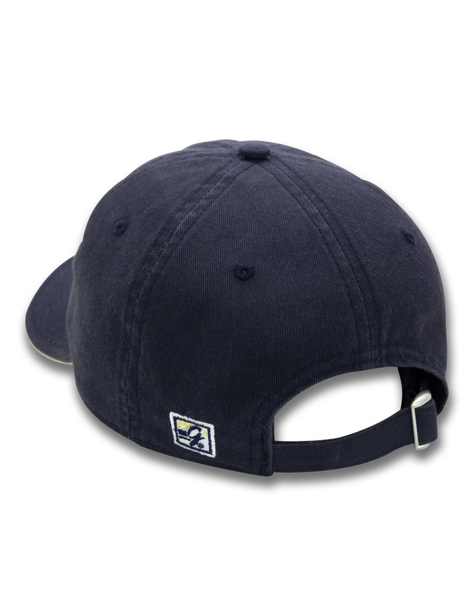 The Game Navy Gold Bar Graph Adjustable Unstructured Hat