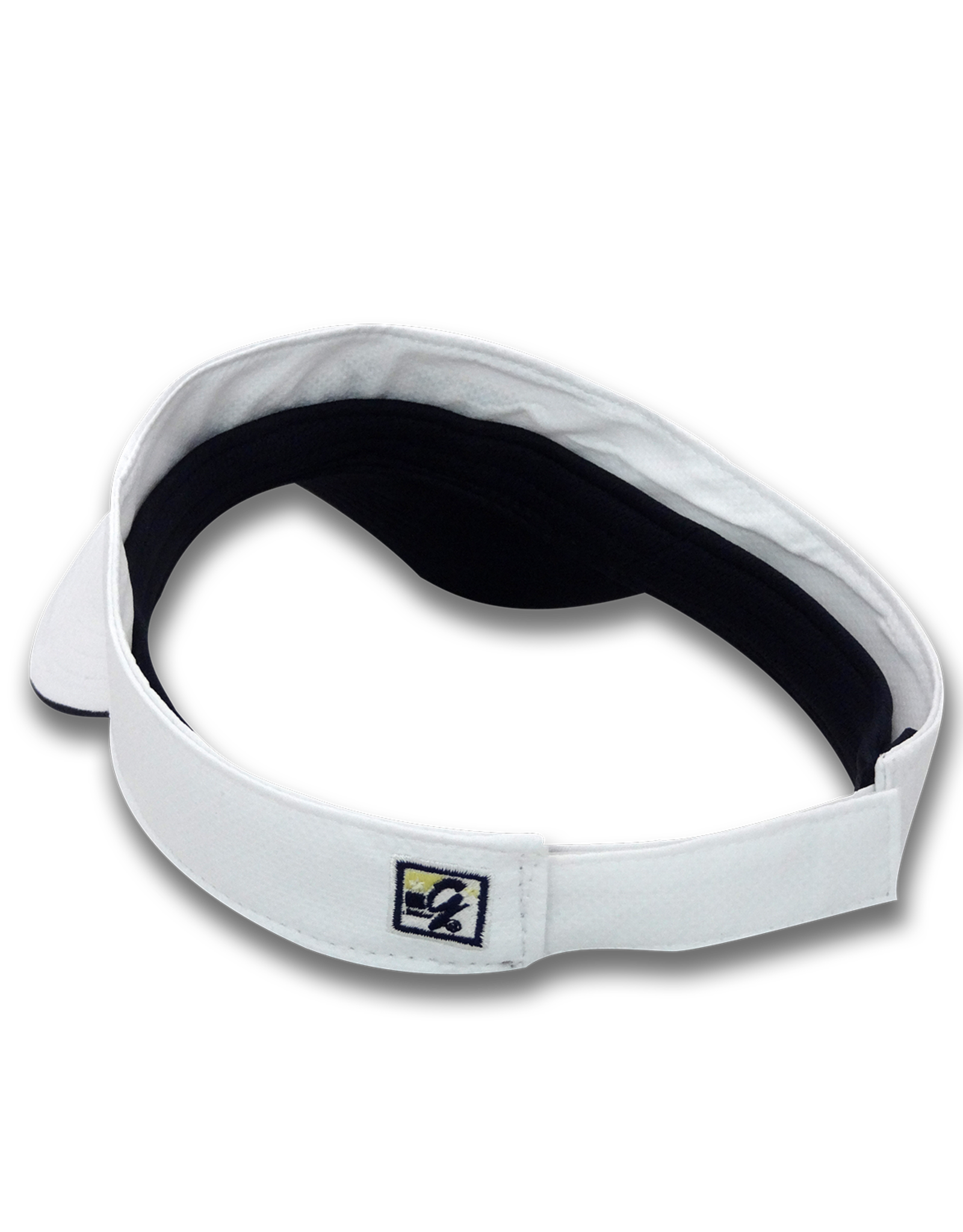 White Wingate Athletic Font Visor