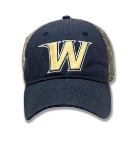 Camo and Navy Gold W Hat