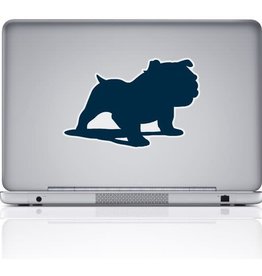 CDI 7" x 5" Full Bulldog Solid Navy Removable Decal