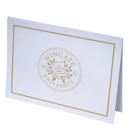 10 Pack Gold Foil Seal Blank Notecards