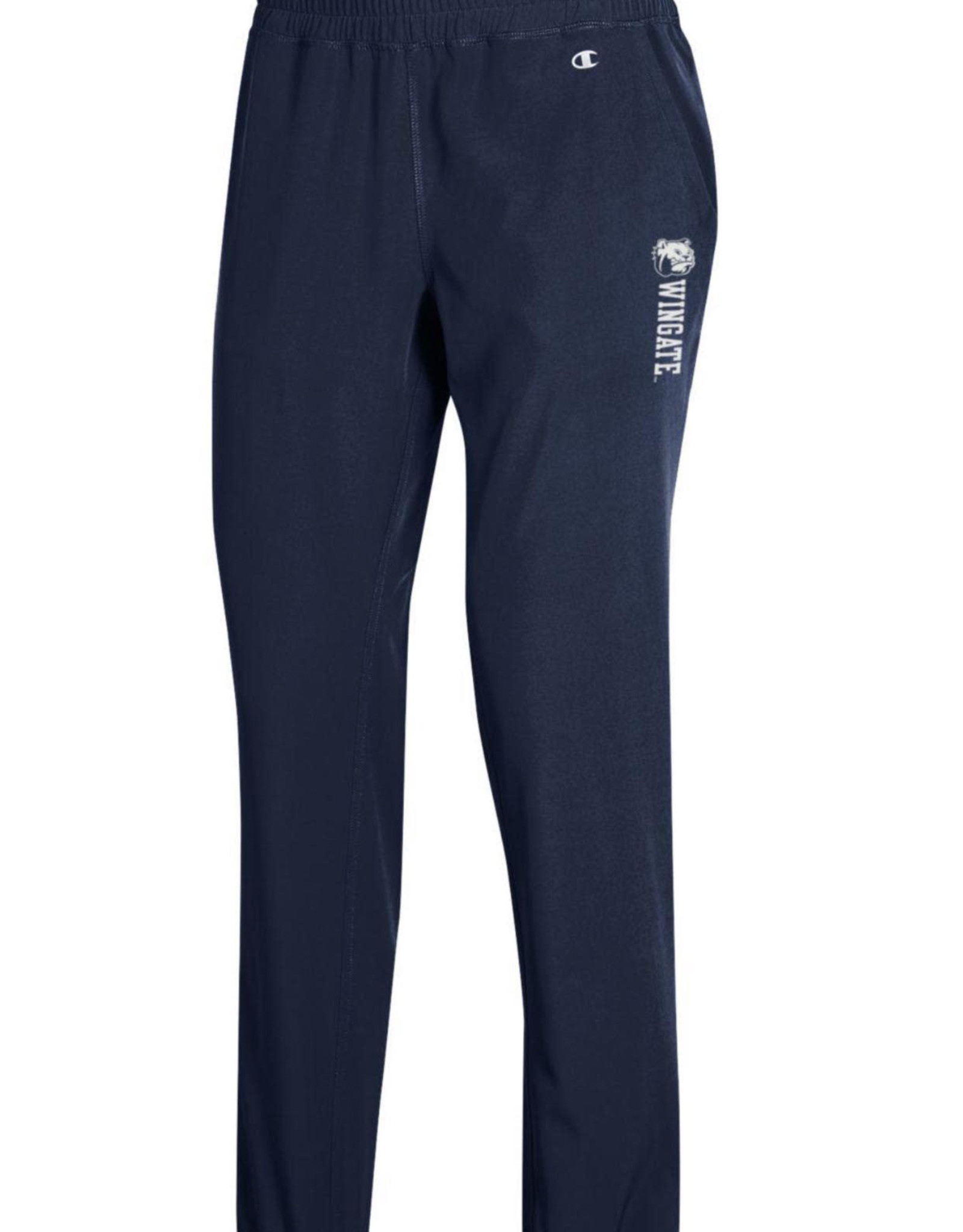 Ladies Navy Woven Stretch Pants 
