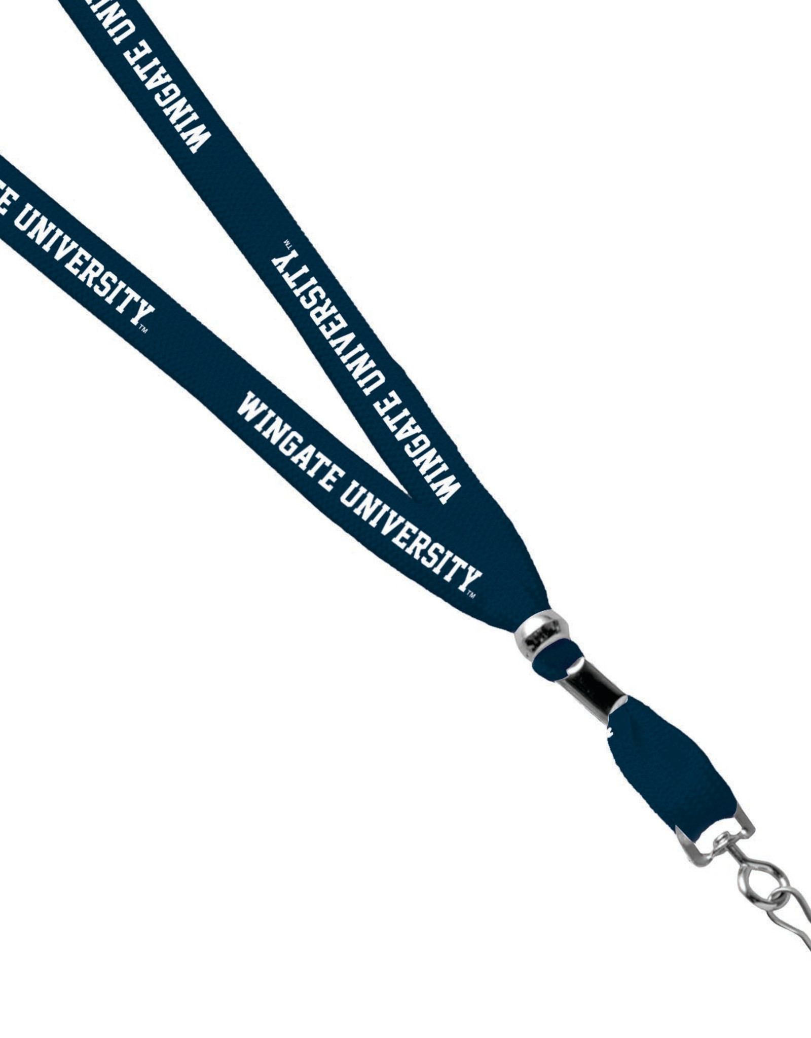 Jardine Navy Wingate University Value Lanyard