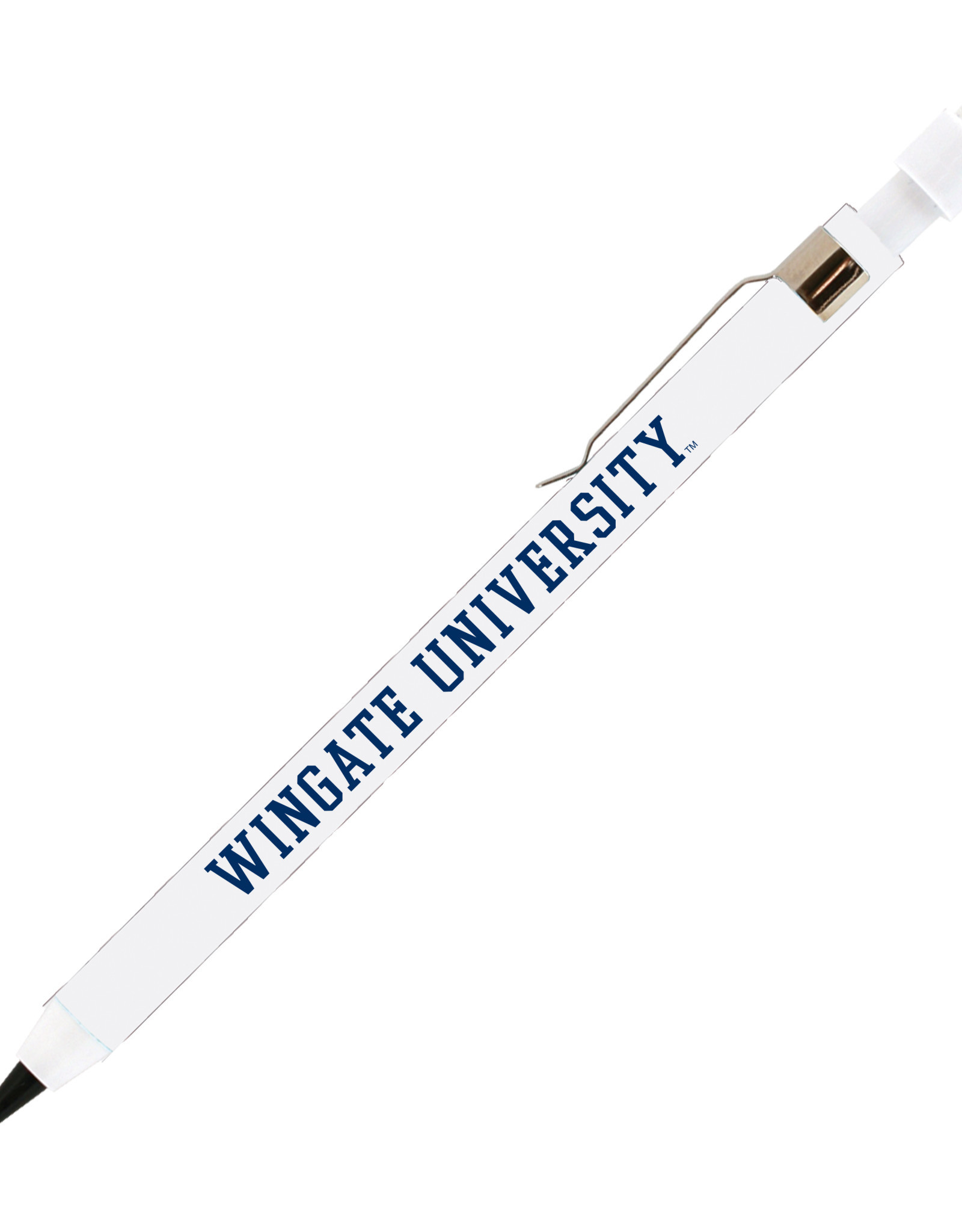 White Wingate University Mechanical Pencil