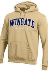 Champion Vegas Gold Powerblend Fleece Wingate University Hoodie Sweatshirt