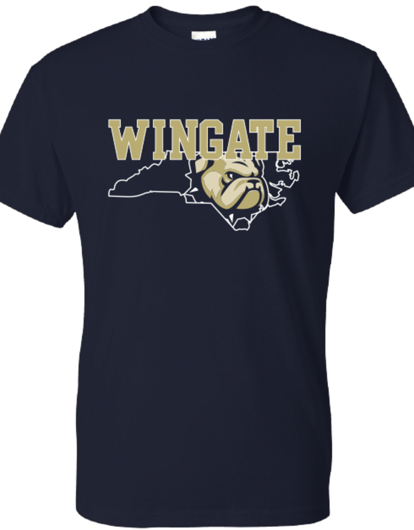 Gildan Wingate Dog Head State Short Sleeve T Shirt
