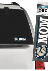 CDI 2" x 6" Dog Head Mom Over Wingate University Decal