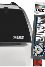 CDI 2 x 6 Dog Head Grandparent Over Wingate University Decal