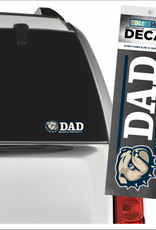 CDI 2 x 6 Dog Head Dad Over Wingate University Decal
