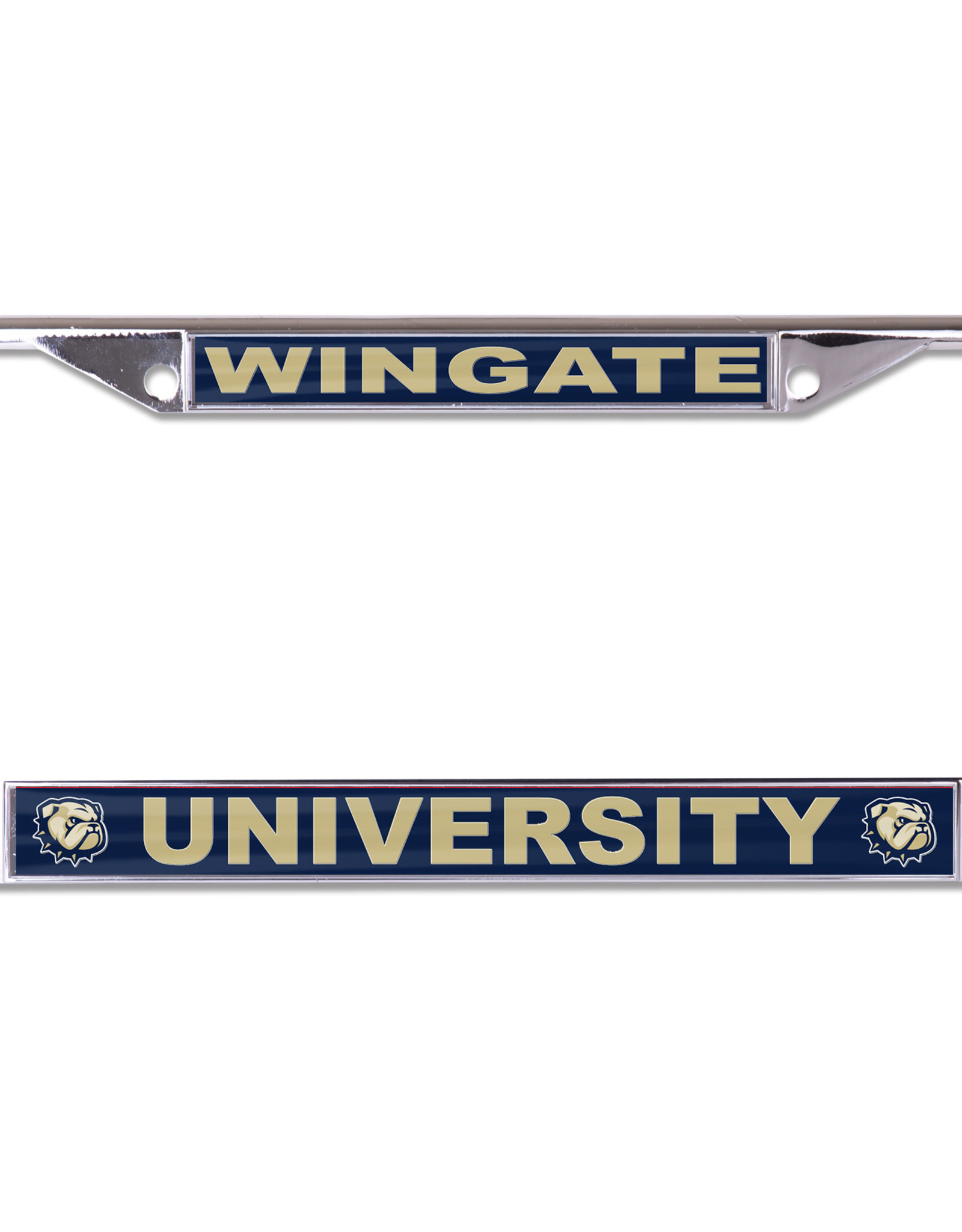 Wincraft Wingate University Dog Head Laser Cut License Plate  Frame