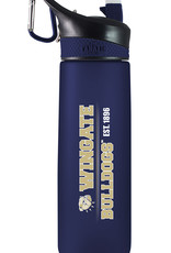 25oz Cream Dog Head W Wingate University Banners Stainless Travel