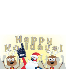 The Fanatic Group 5 x 7 Happy Holidays Go Bulldogs Greeting Card