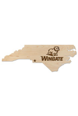 LazerEdge 24" x 8" x .25" Maple State Wood Wall Hanging Full Dog Over W