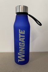 The Fanatic Group 20oz Royal Blue Wingate With Wrist Strap Screw On Lid Glass Bottle
