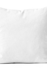 Jardine 18"x18" Indoor White Velvet Sublimated Pillow Wingate University Over Dog Head